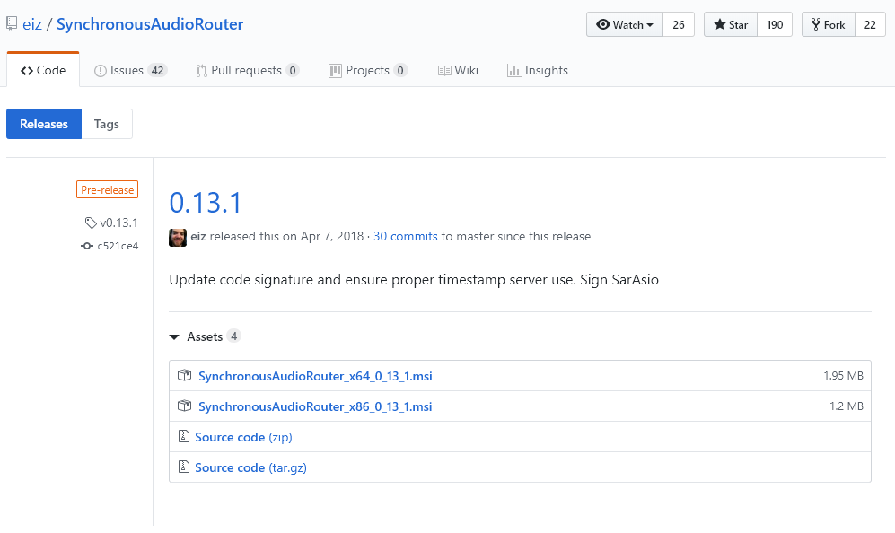 SAR Downloads